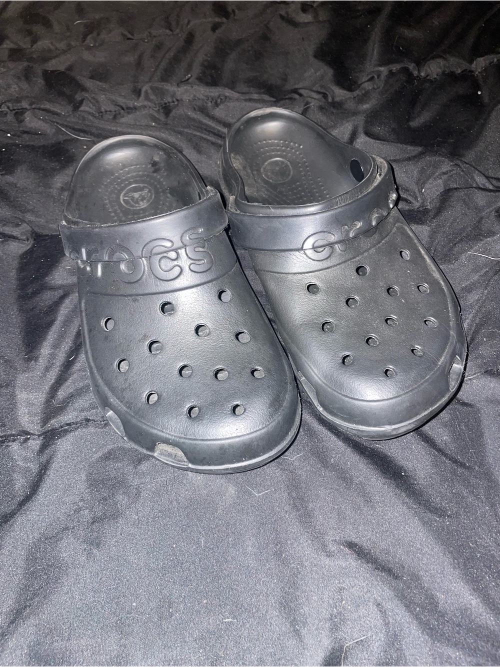 Rare Classic Black Clog Sandals - Crocs Style m6 w8